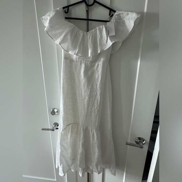 halter a line maxi dress Berylove Women White Engagement Dress Halter A Line Chiffon Sleeveless Maxi Dress, Dusty Blue / custom